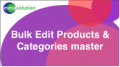 Bulk Edit Products and Categories Master
