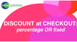 Discount at Checkout: offer Percentage or Fixed