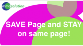 Save Page and Stay on same page!
