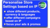 Personalise store by IP location