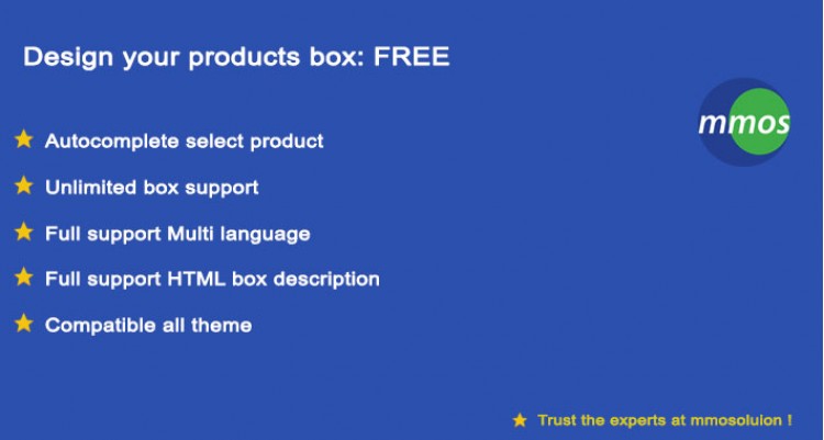 Design your products box: FREE