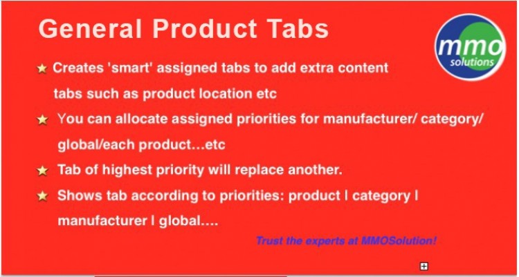 General Product Tab