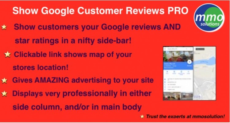 Google Customer Reviews & Map PRO