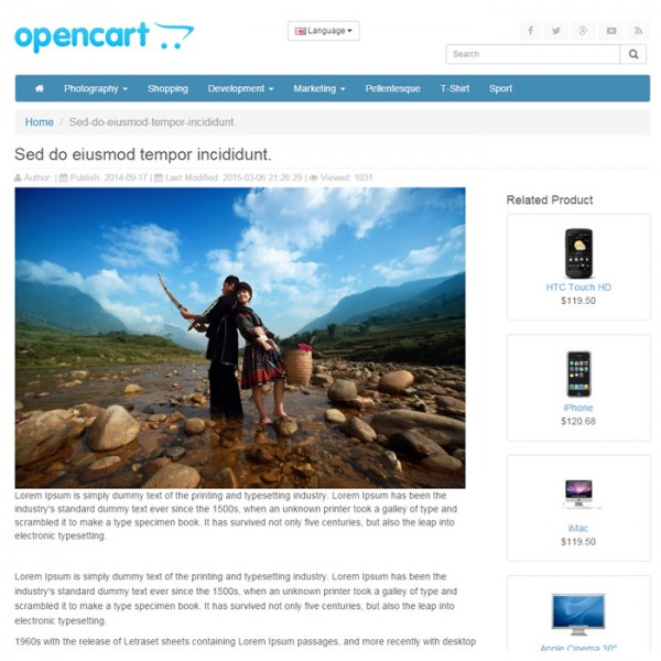 OpenBlog 1.5.x _ Blog and news for Opencart site