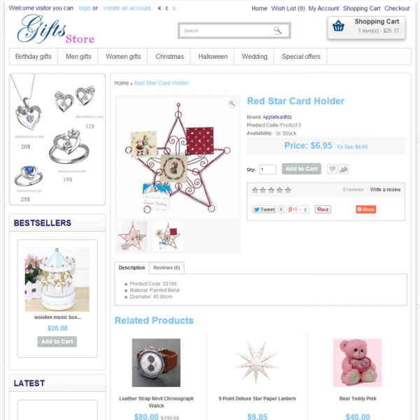Gift Store Template