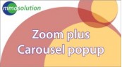 Zoom plus Carousel popup
