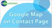 google maps on contact page