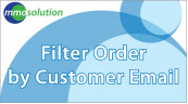 Filter order by customer email