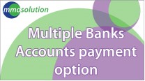 Multiple Banks Accounts payment option