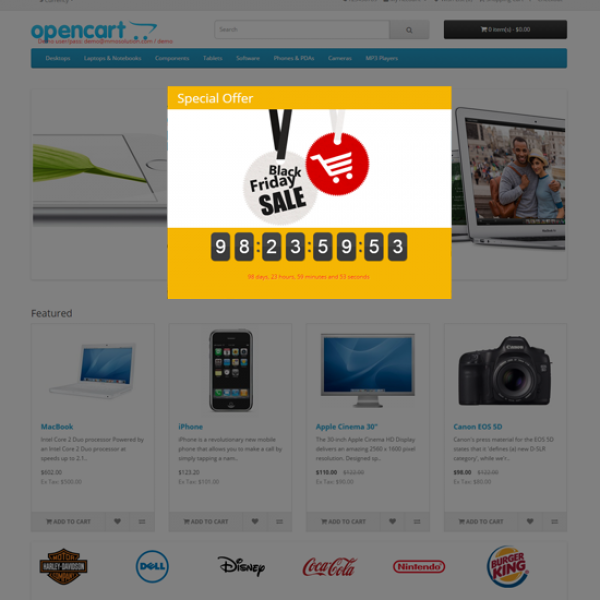 Popup Marketing for Opencart