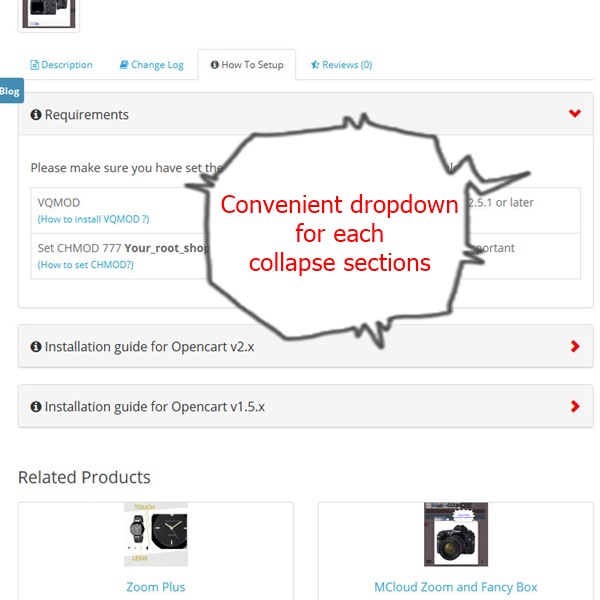 Vertical Product Tab-store